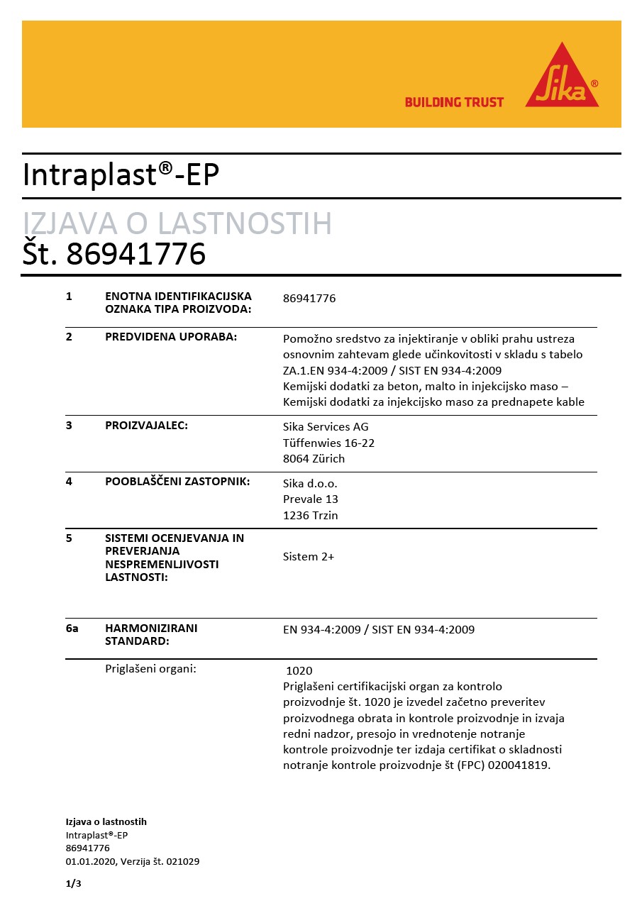 Intraplast EP