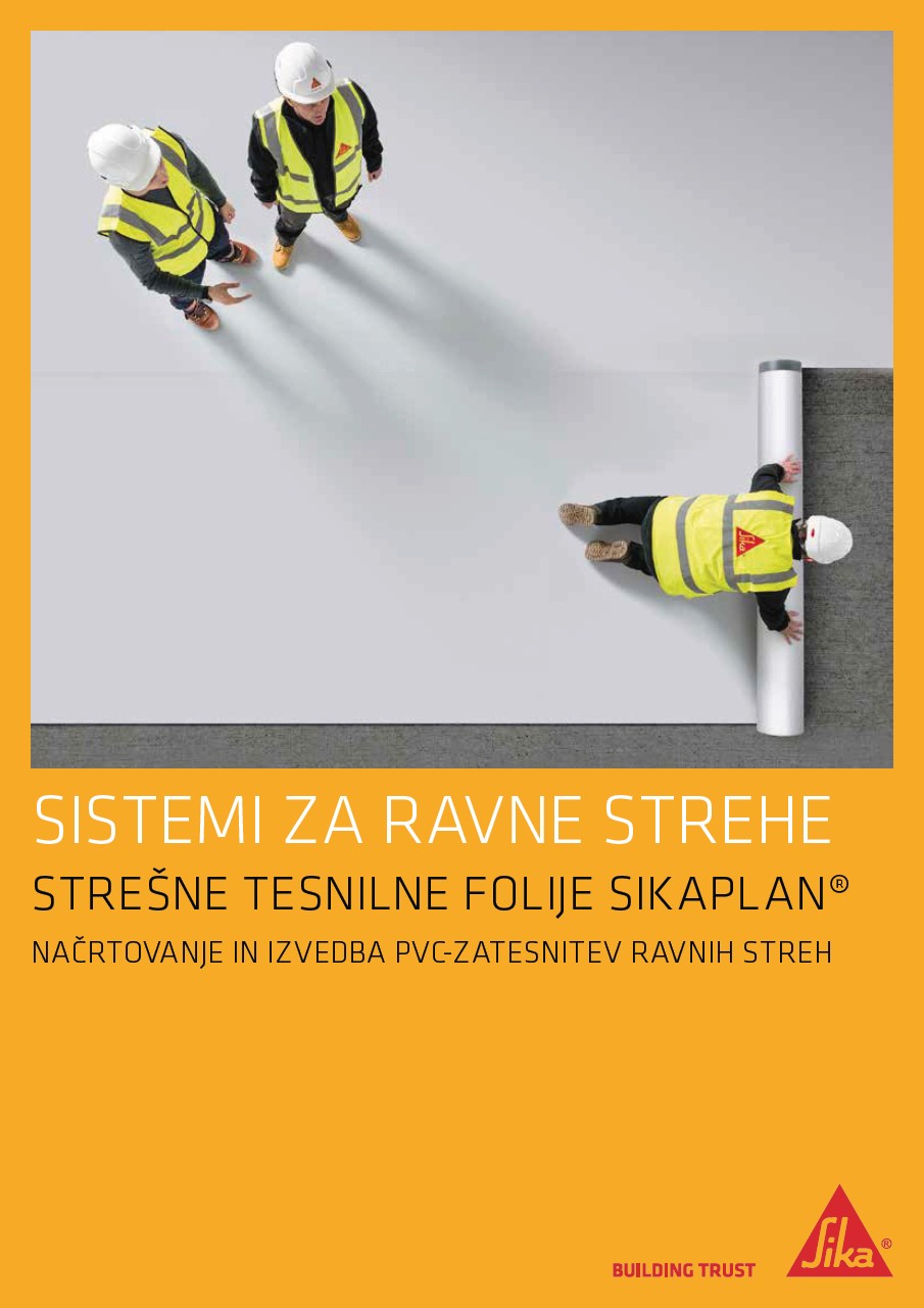 Sikaplan sistemi za ravne strehe priročnik za arhitekte